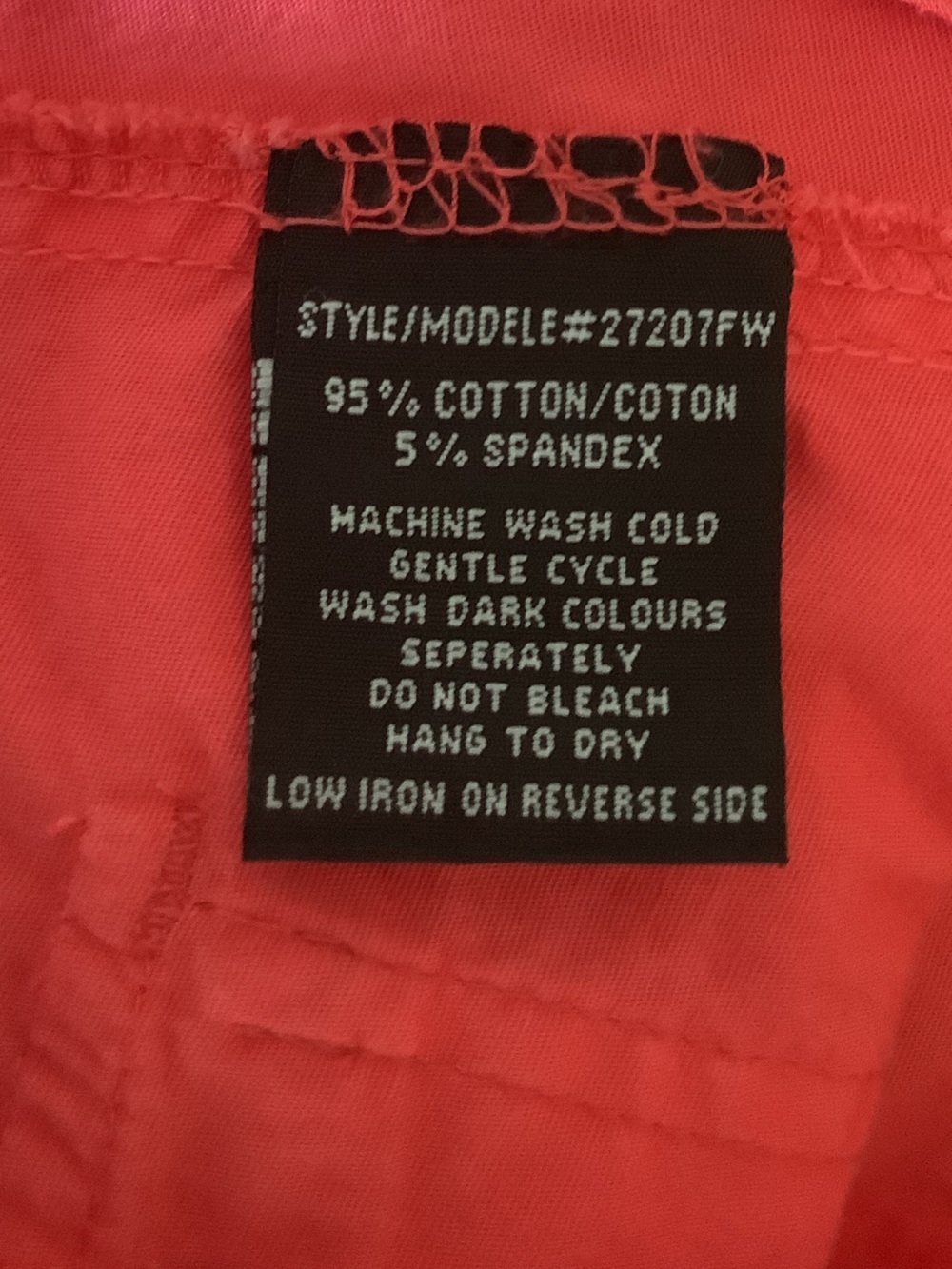 Y2K INC International Concepts Coral Roll Tab Cargo Low Rise Capri Shorts Size S - Picture 12 of 13